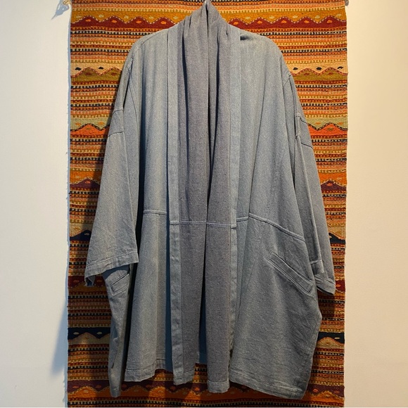 Atelier Delphine Upcycled Denim Haori Coat - Picture 4 of 8